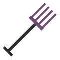 Purple Pitchfork